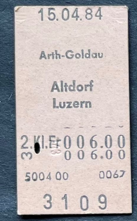 Arth Goldau Altdorf Luzern 1984 Kaufen Auf Ricardo