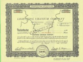 Lightning Uranium Company,  1955