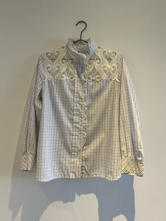 Sandro Paris Bluse, kariert