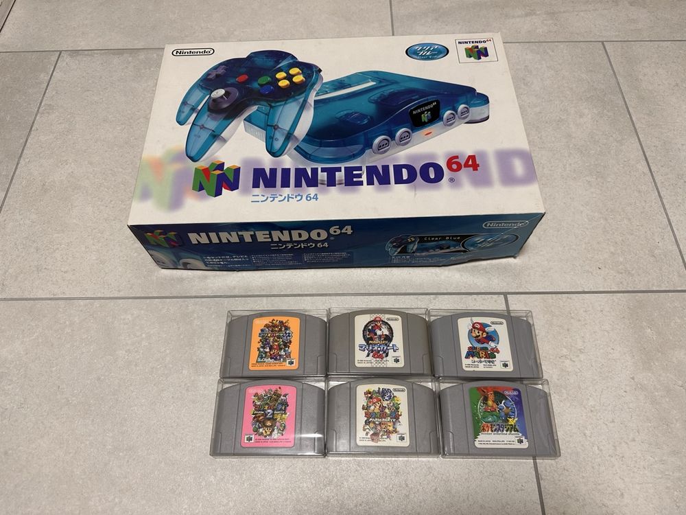 Nintendo 64 Clear Blue Limited Edition OVP | Kaufen auf Ricardo