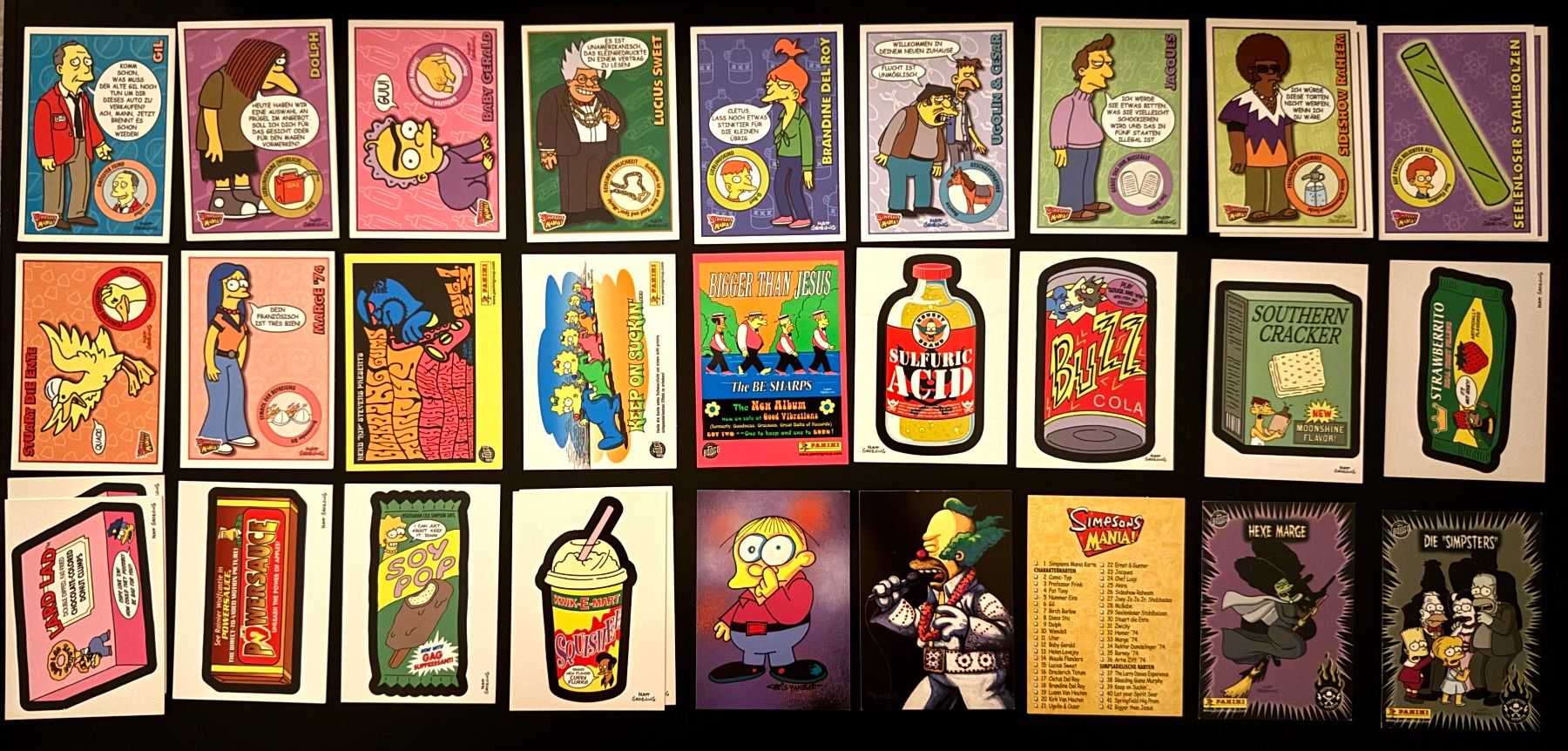 Panini Carte collezionabili: The Simpsons Mania 2002 - Panini Sammelkarten – Usato da Schwyz venduto da pascalvh