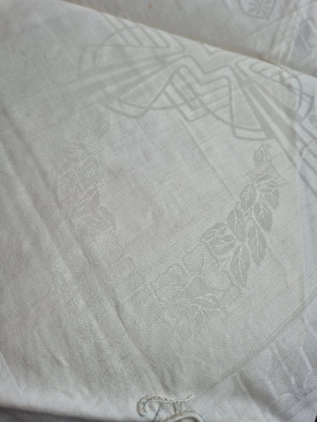 Altra biancheria da tavola: Art Deko Damast Tischtuch mit Monogramm "AB" – Nuovo (secondo la descrizione) da Bern venduto da aronari 2