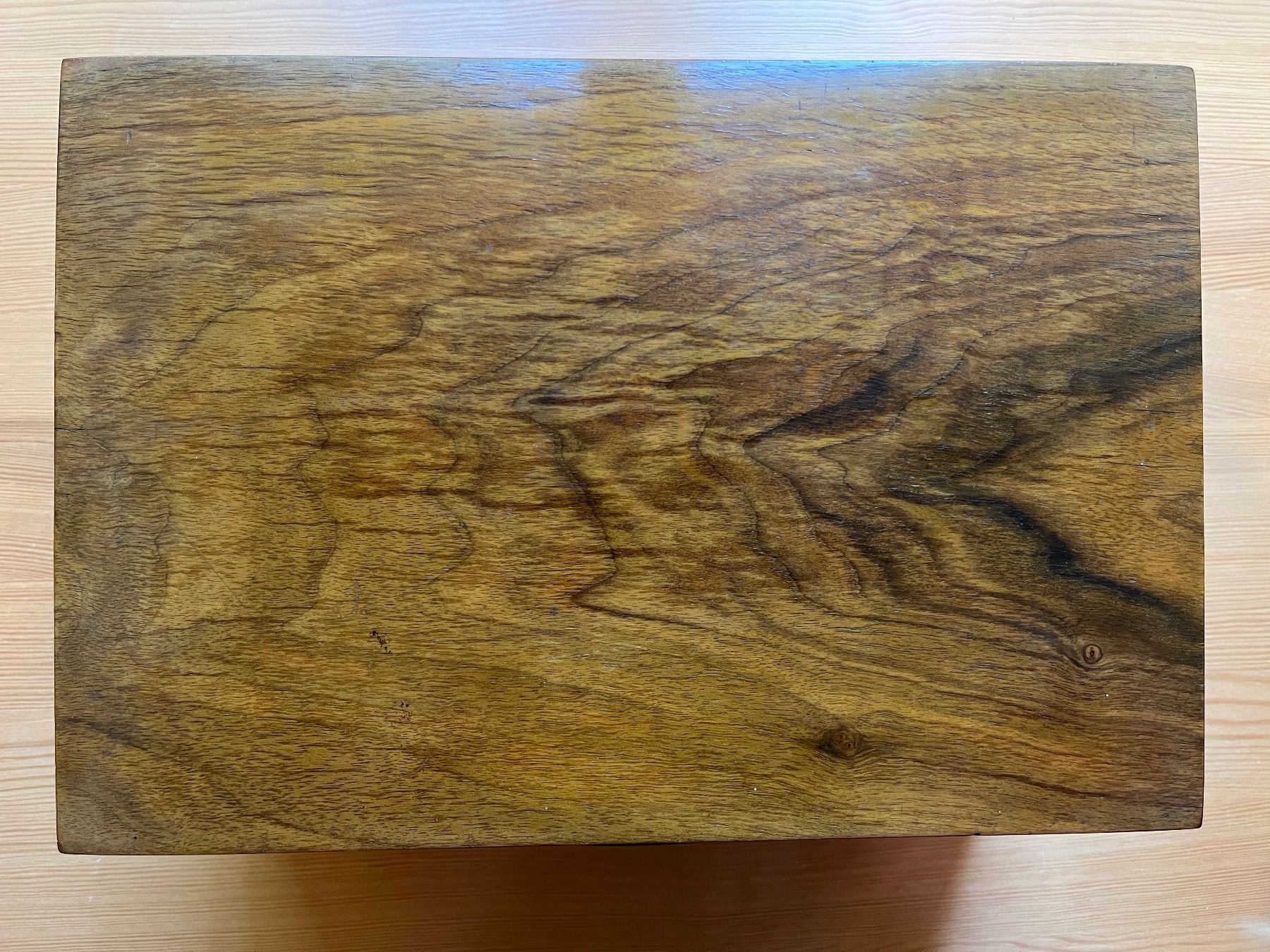 Cassapanche: Schöne antike Holzkiste/Dokumentenbox – Usato da Basel venduto da miriricar 3