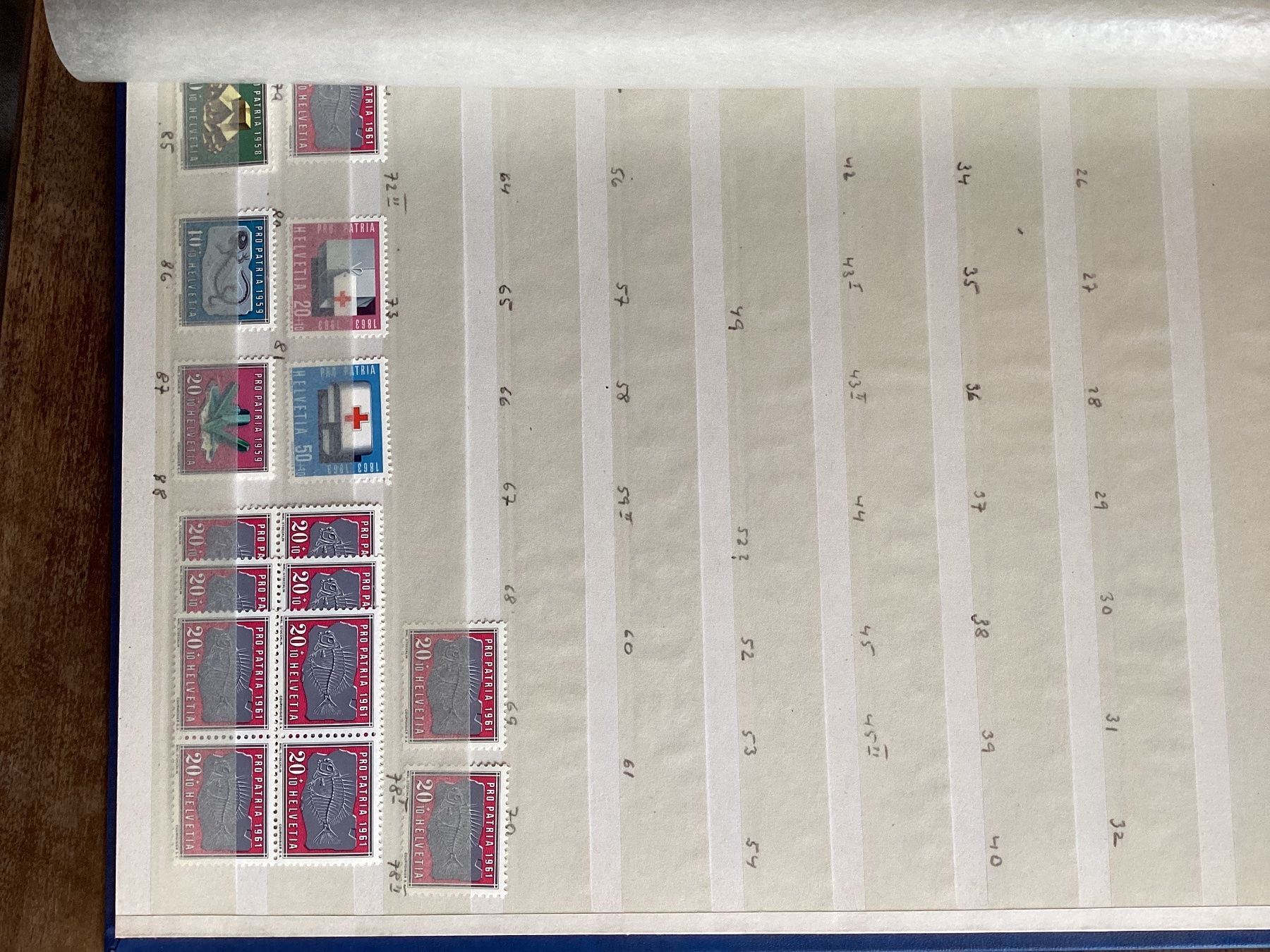 Tutti i francobolli: Briefmarken pro patria album – Usato da Reinach BL venduto da andreas_mueller 6