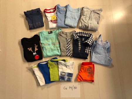 Kleiderset für Jungs, Gr. 74/80
