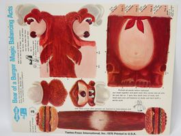 1978 Bastelbogen Bär
