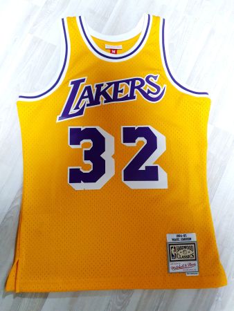NBA TRIKOT LAKERS MAGIC JOHNSON MITCHELL NESS GRÖSSE M NEU