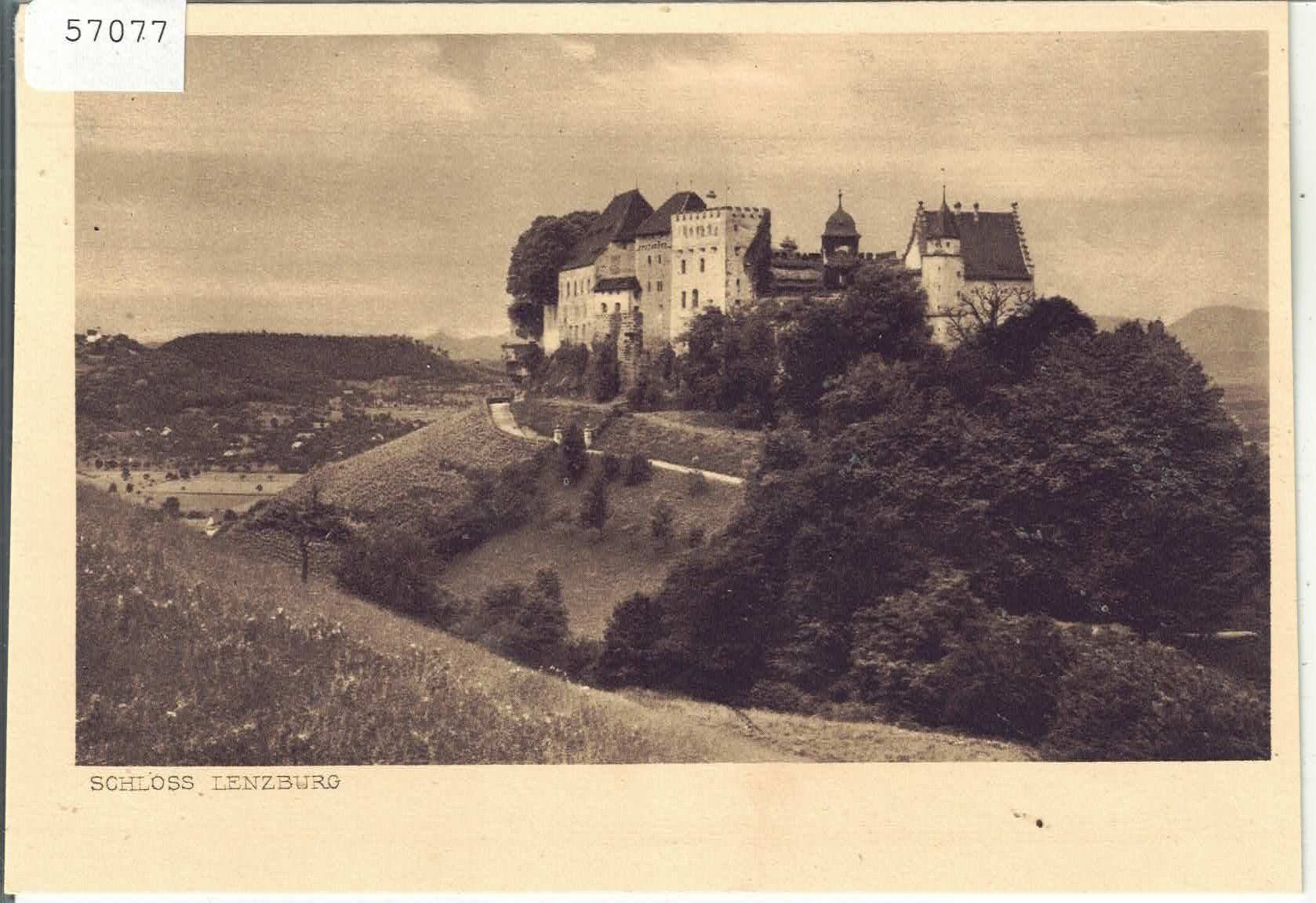 Ansichtskarten: Schloss Lenzburg – Gebraucht aus Ettingen von Kartenplanet