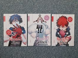 3 Postkarten von Manga Kemono Jihen NEU