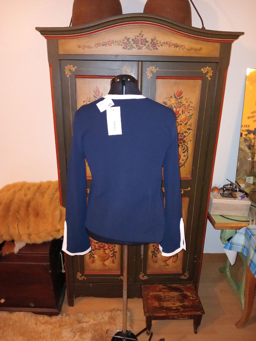 Pullover & Sweatshirts: Top Bluse Pullover autumn cashmere L-XL stretch         02 – Gebraucht aus Obergösgen von crystalfox 1