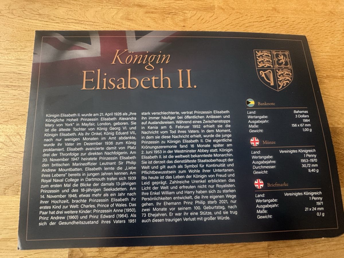 Tutti le monete: Sammlerset Königin Elisabeth II. – Nuovo e nell'imballaggio originale da Bellikon venduto da tomsawyer_75 1