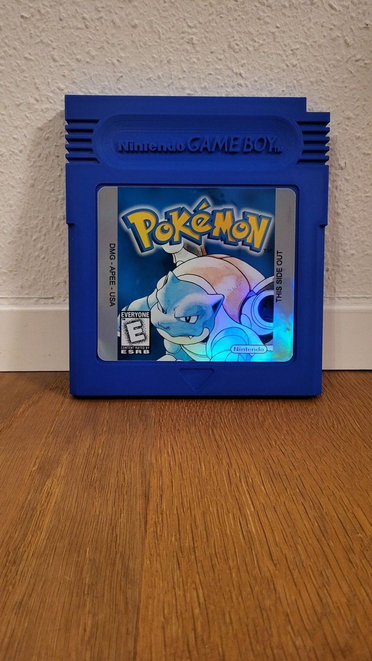 Nintendo Giochi: Game Boy Wandbild XXL Pokemon Blau – Usato da Münsingen venduto da Heroism2010