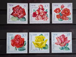 DDR 1972 Mi.1763-1768 Rosenausstellung Erfurt (I) Postfrisch