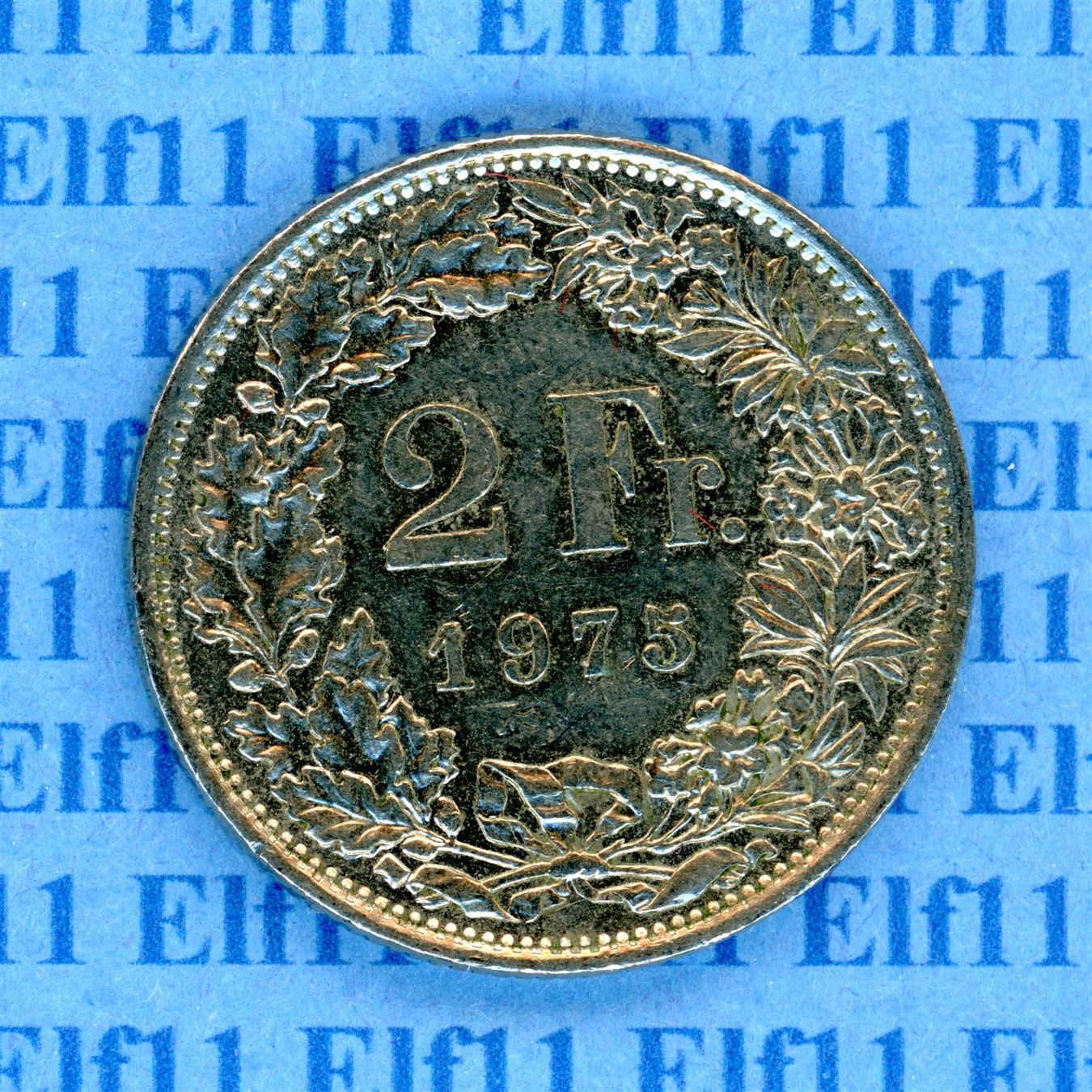 Tutti le monete: CHF___2.00 1975 -vz 2 Franken – Usato da Widnau venduto da Elf11