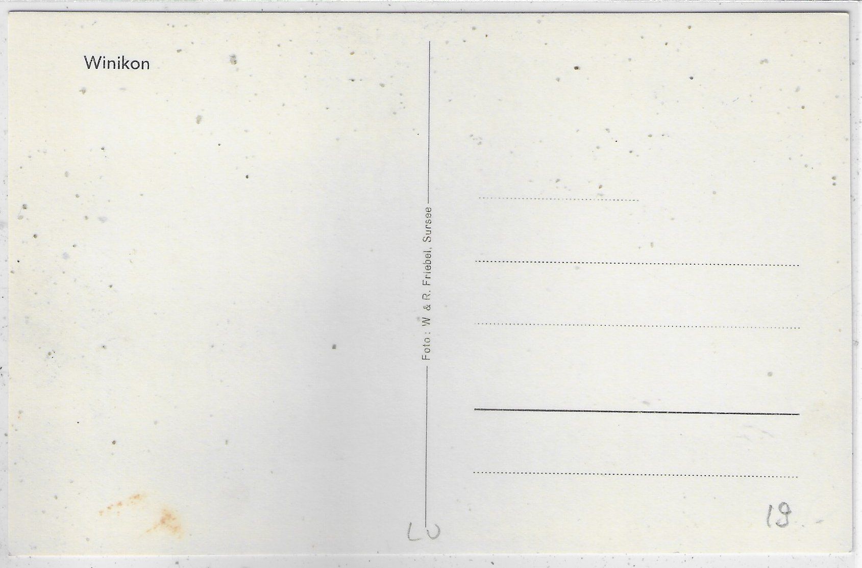 Cartoline postali: Winikon - Generalansicht – Usato da Ettingen venduto da Kartenplanet 1