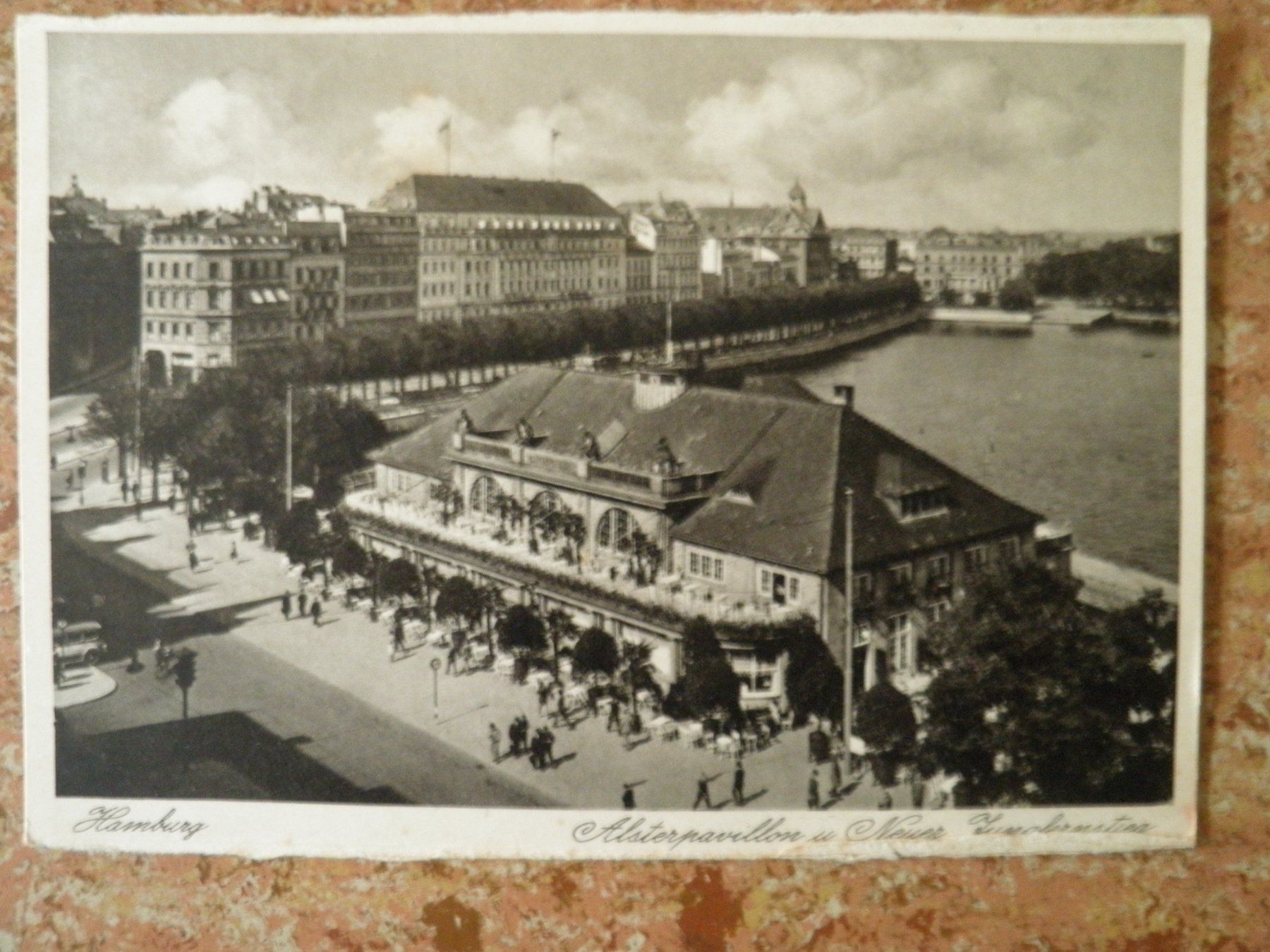 Ansichtskarten: Ansichtskarte Hamburg Alsterpavillon – Gebraucht aus Luzern von gil_9jtr