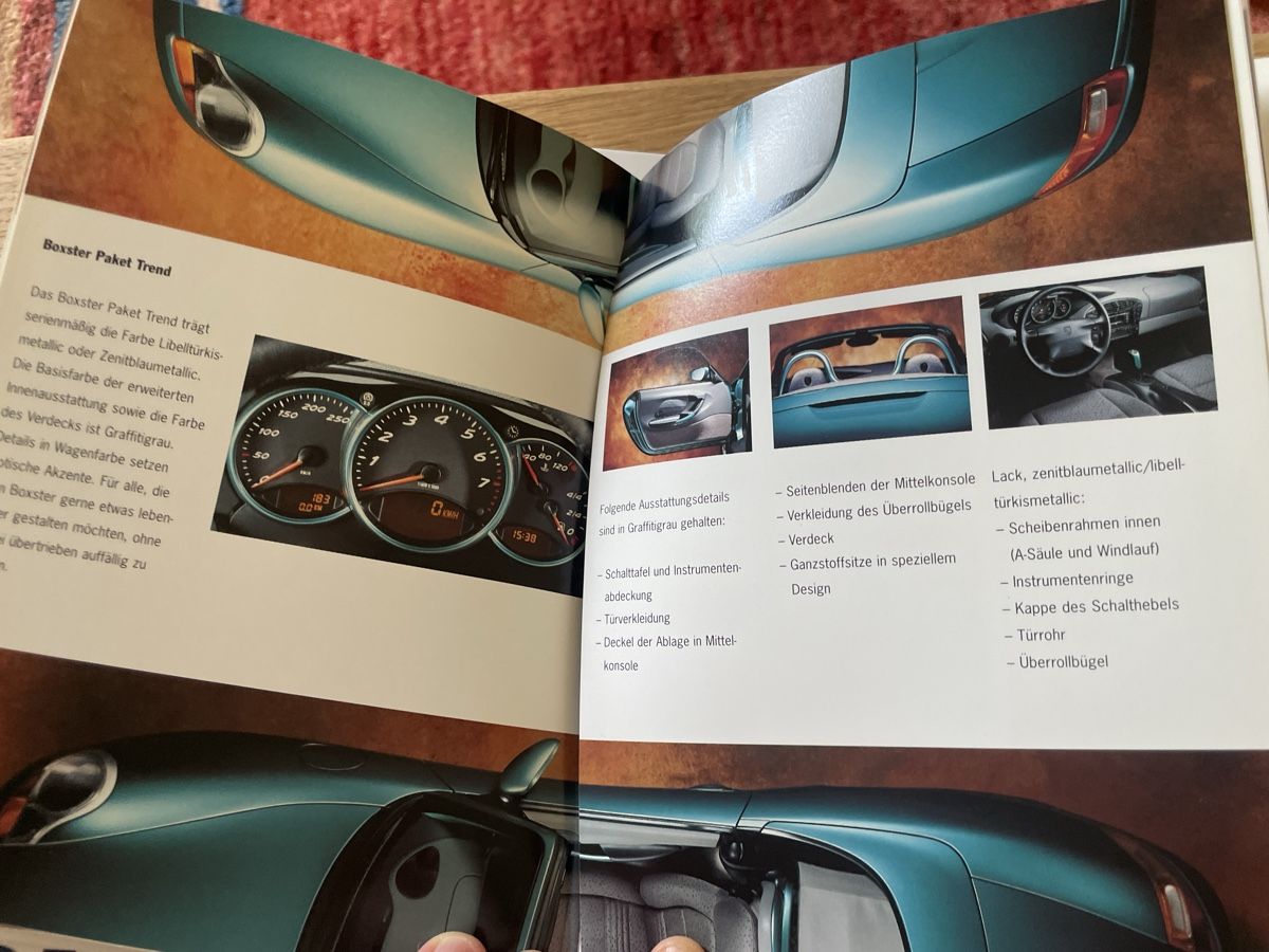 Libri: 2 Porsche Bücher und ein Prospekt Boxter, 911, Farben – Usato da Winterthur venduto da cheerio97 5