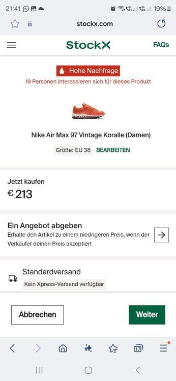 Nike Scarpe da donna: Nike Air Max 97 Koralle Gr. 38 – Usato da Bassersdorf venduto da golden_sun 8