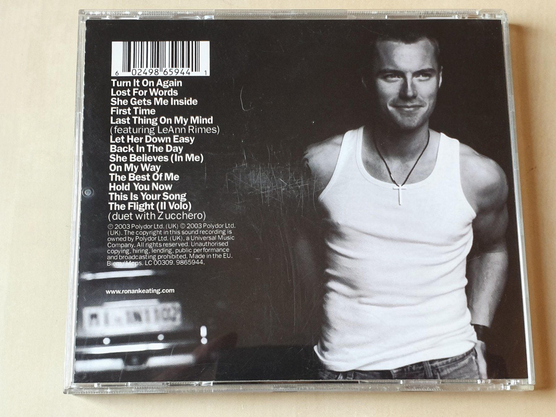 CD: Ronan keating Turn it on – Usato da Stansstad venduto da collectorsshop 1