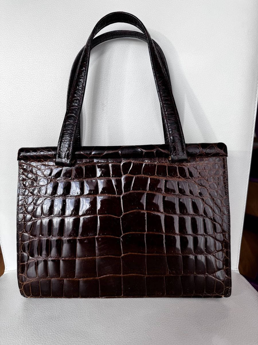 Borse da donna: Glossy leather handbag – Usato da Zürich venduto da 613_g8jy