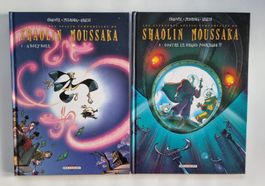 2x Shaolin Moussaka Comic en français Buch 1+2, Top Zustand!