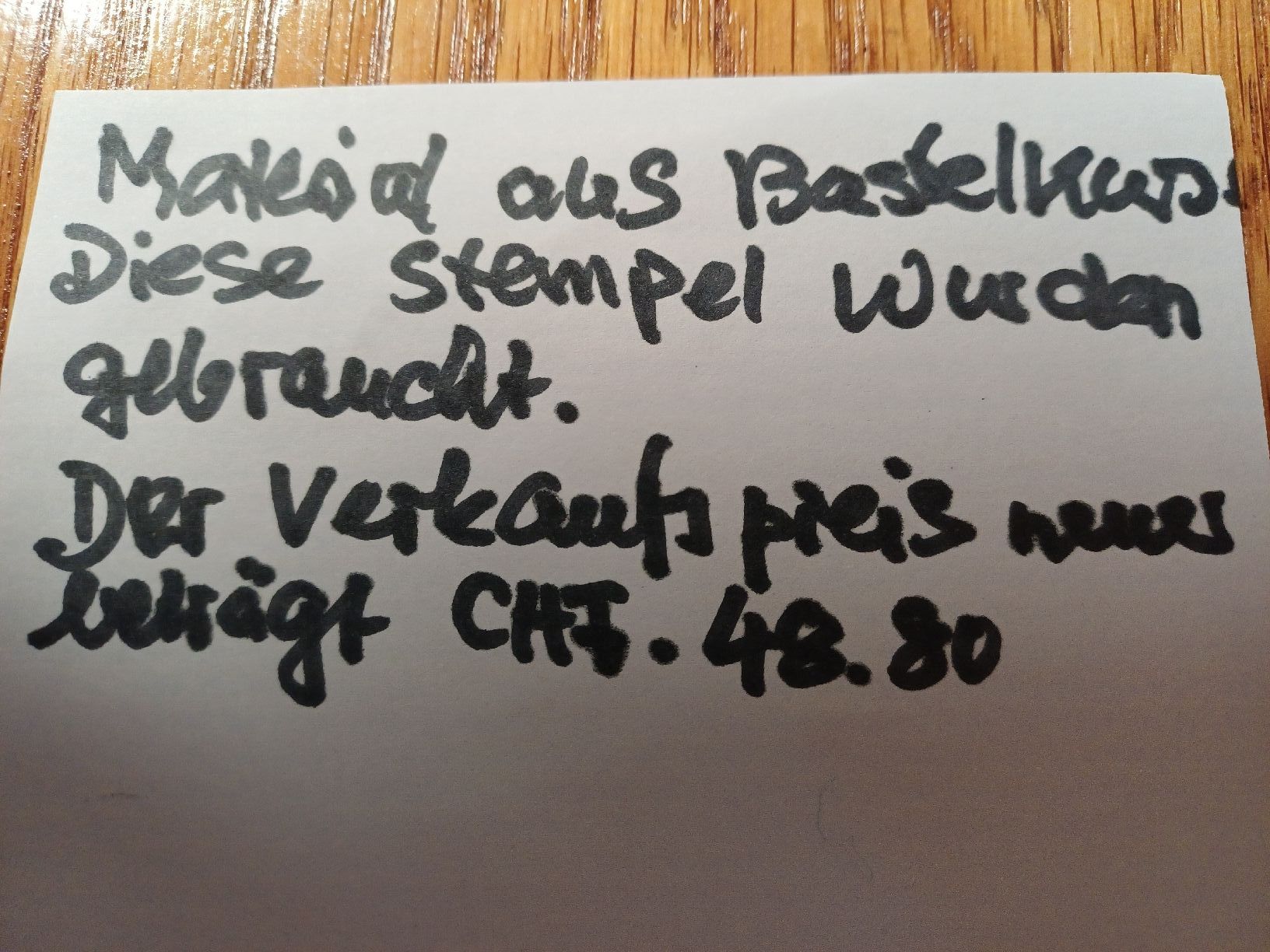 Stempel: Motivstempel von gebrauchtem Bastelmaterial – Gebraucht aus Gächliwil von lesidees 9