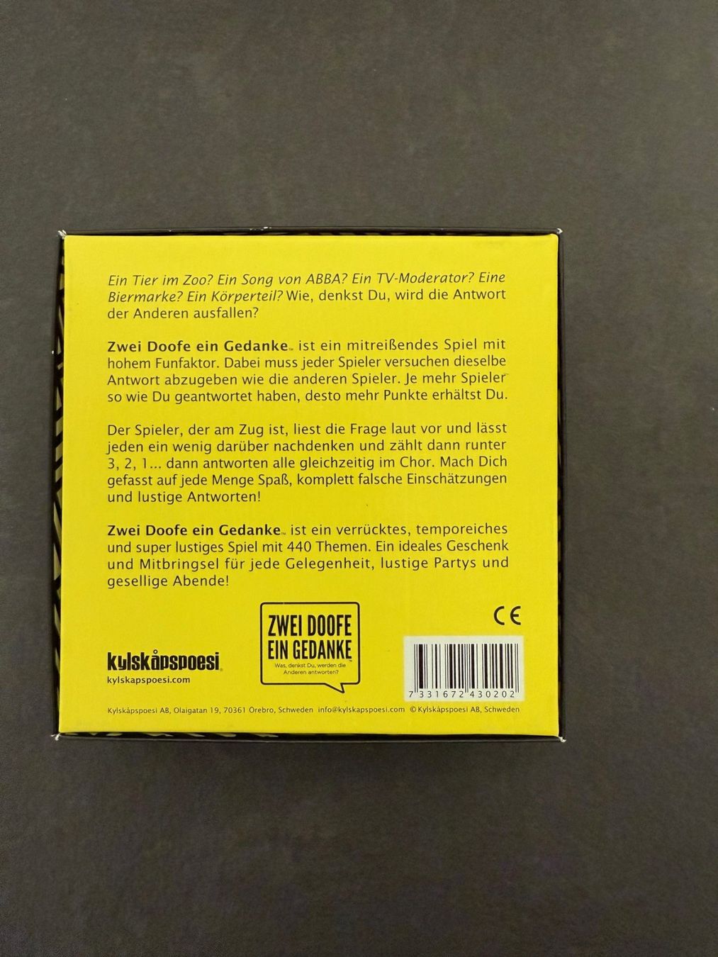Giochi: Spiel: ZWEI DOOFE EIN GEDANKE – Usato da Leimbach AG venduto da SheAmelie 1