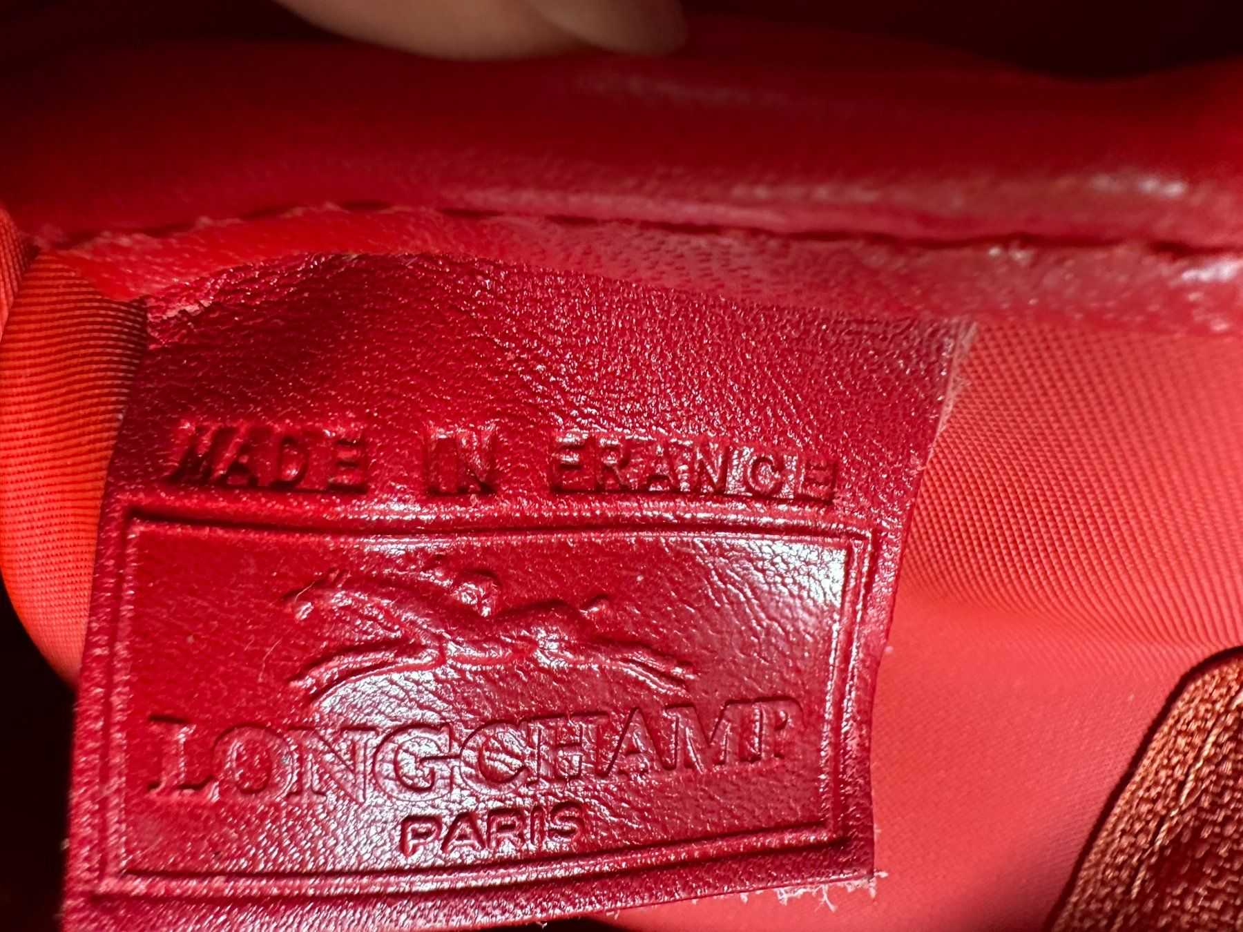 Longchamp Sacs: Sac banane Longchamp Le Pliage – Rouge. – D'occasion à Bernex par euma1976 5