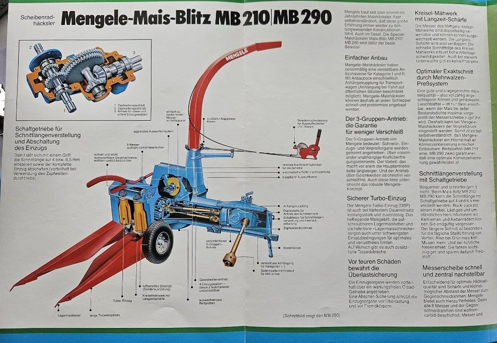 Maishäcksler Mengele MB290 profi (Gebraucht) in Hohentannen für CHF ...