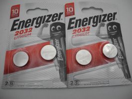 Energizer CR2032 Lithium 4er, 09. 2032