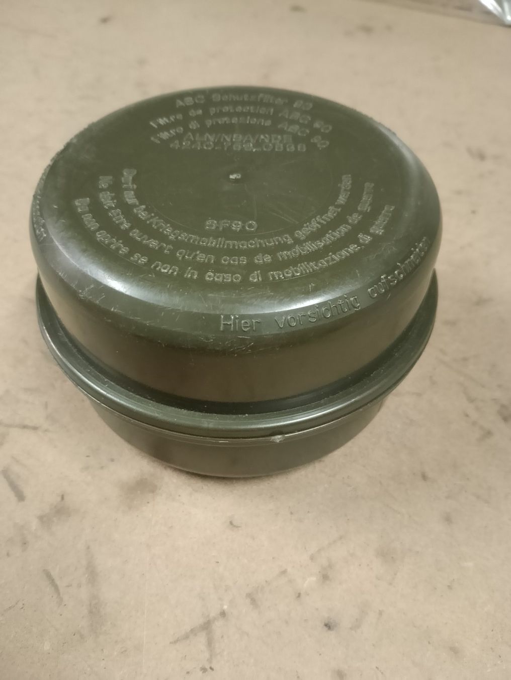 Schweizer Armee Uniformi: Filter zu Schutzmaske 90 Schweizer Armee – Nuovo (secondo la descrizione) da Safenwil venduto da dodgewc12 3
