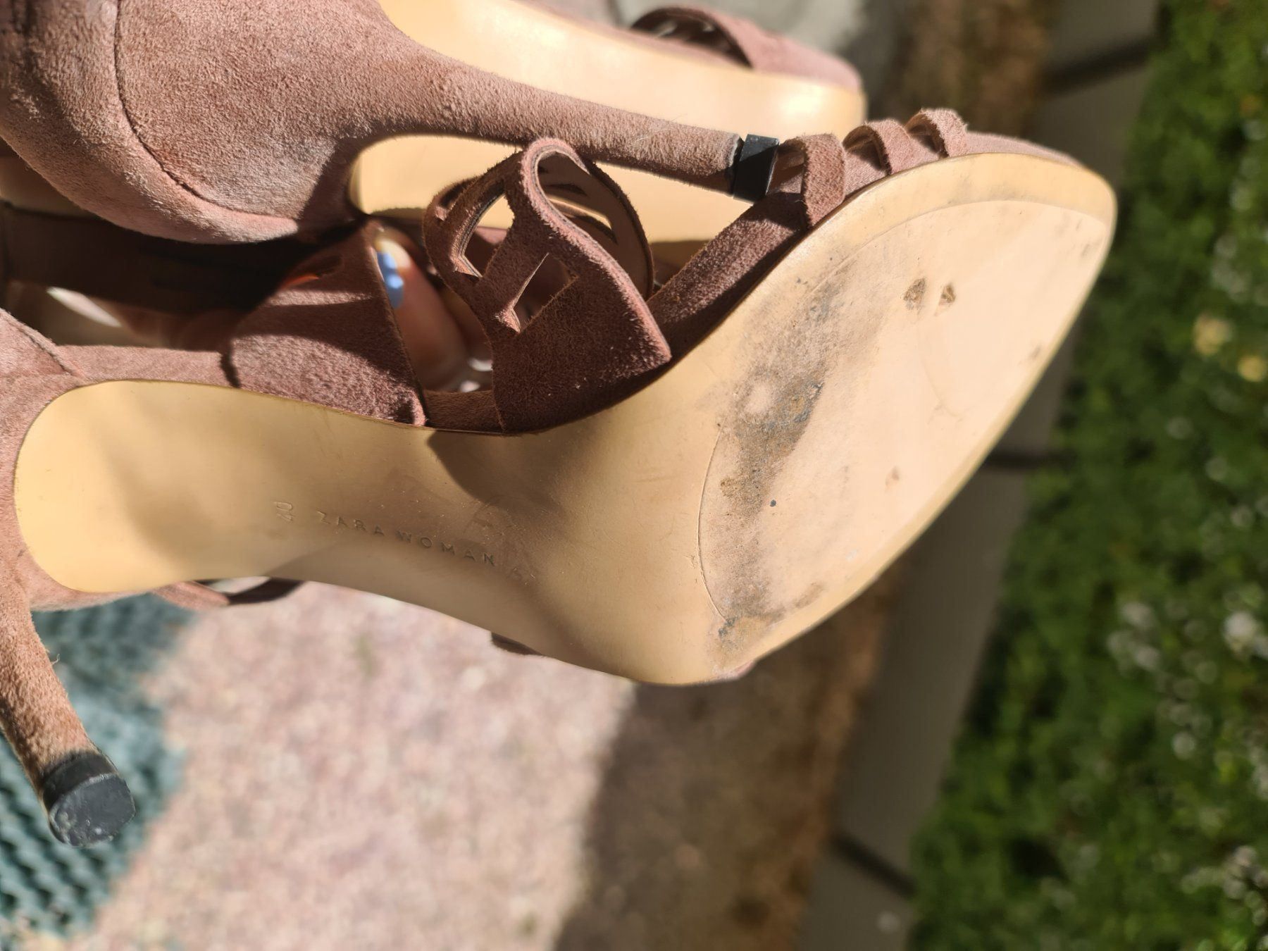 Zara Damenschuhe: Zara Wildleder Sandalen – Gebraucht aus Zürich von Fashionista00 4