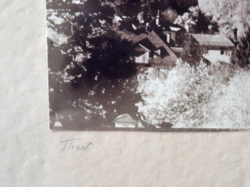 Dipinti: Gemälde Thun von J. Gurtner - TableauThun de J. Gurtner – Usato da Savagnier venduto da Marderuth 1