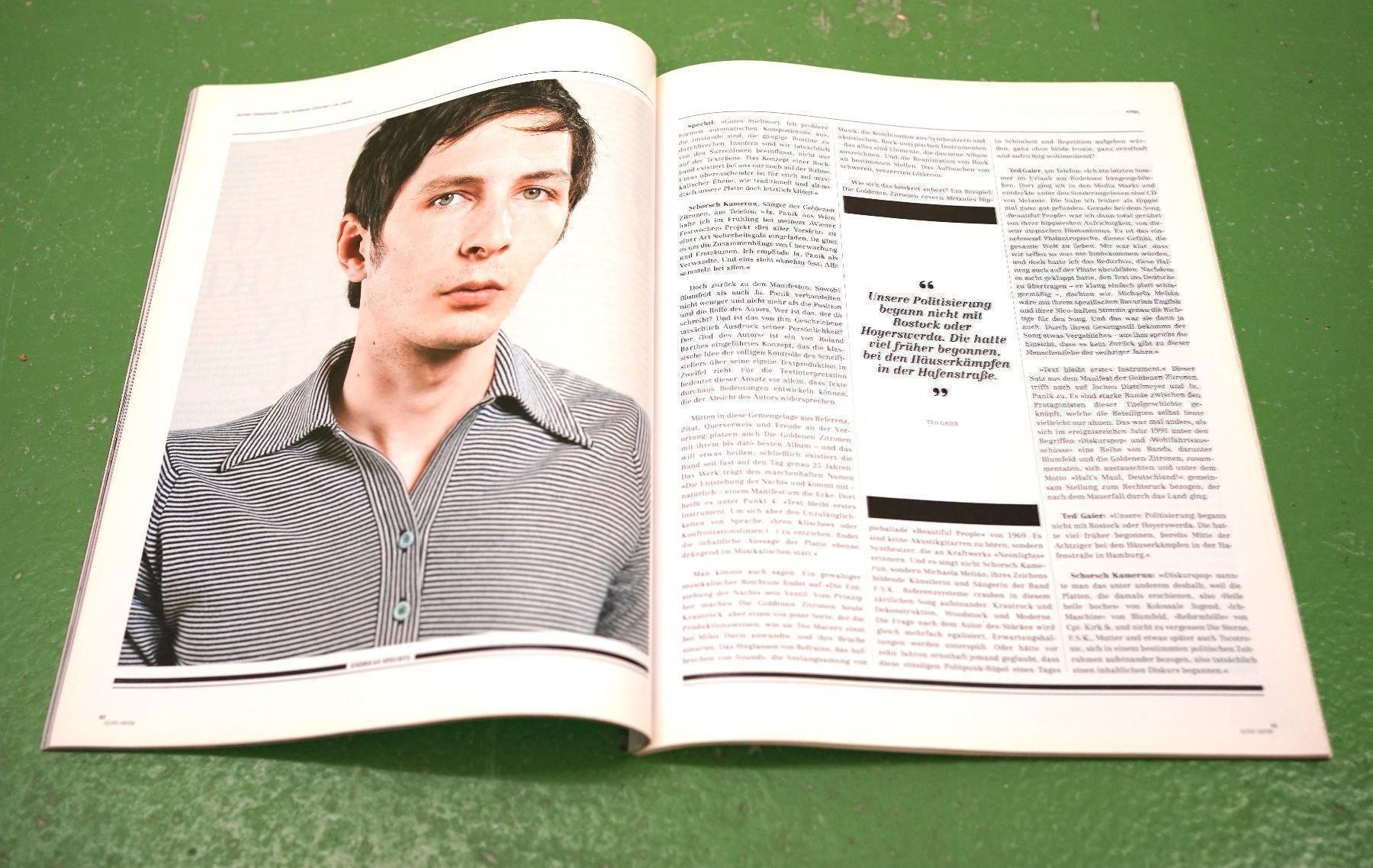Riviste & Magazine: Spex mit Jochen Distelmeyer, Ja, Panik – Usato da Basel venduto da Ostschweiz06 1