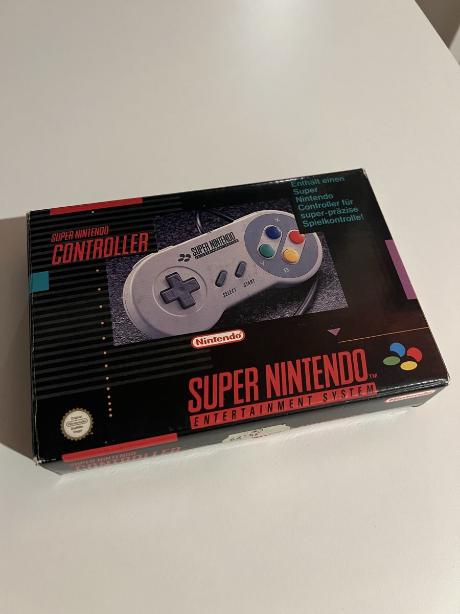 Nintendo Controller: Super Nintendo SNES Controller OVP – Usato da Schönenbuch venduto da retrohunter 1