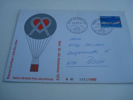 Ballonpostbrief 1972, Baarer Dorffest