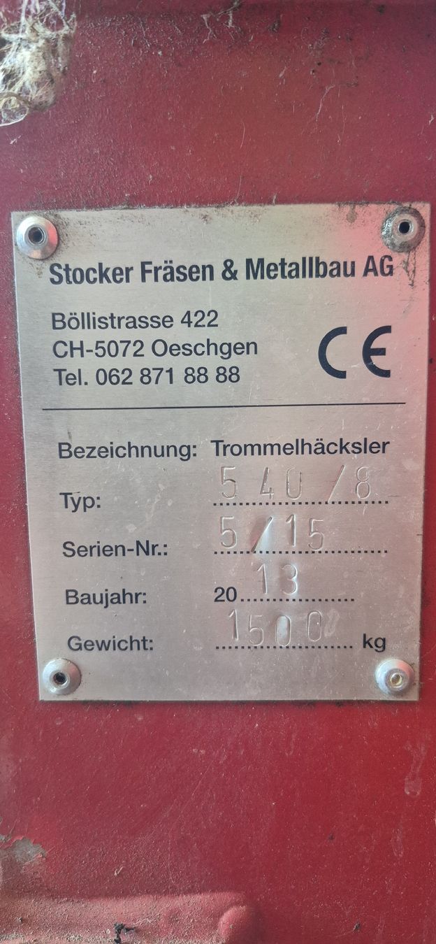 Trinciatrici: Standhäcksler Stocker – Usato da Gibswil venduto da quaedi 2