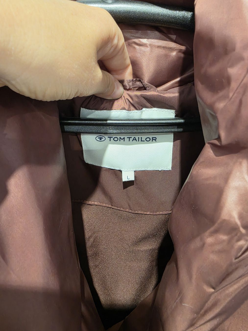 Tom Tailor Gilet & Giacche senza maniche: Weste Tom Tailor braun gesteppt Grösse L  – Usato da Adligenswil venduto da FriedasWelt 1