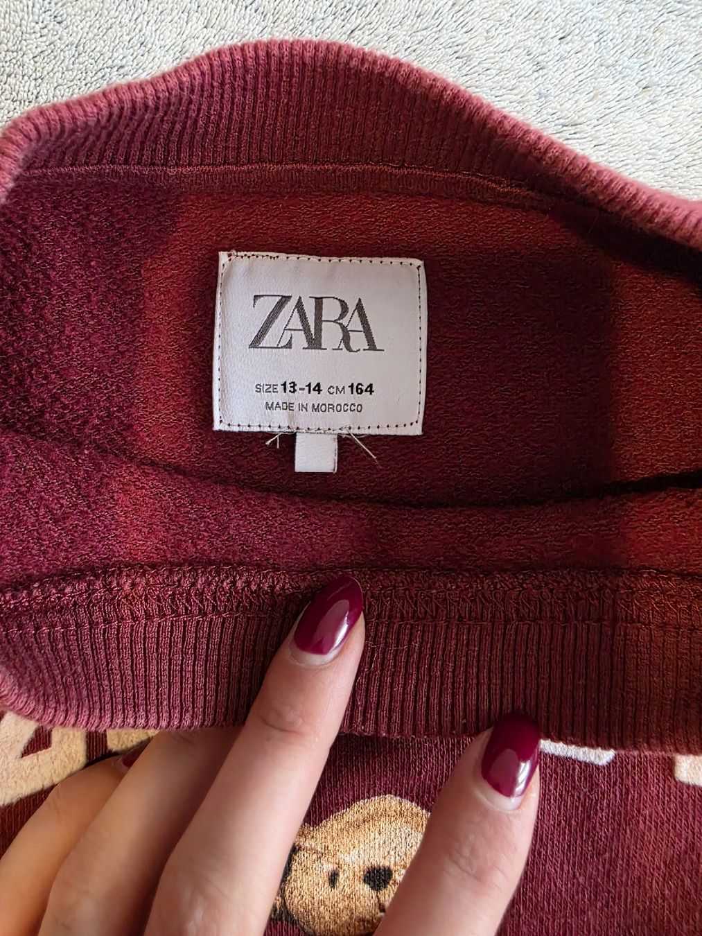Zara Maglioni & Felpe: Zara Teenager Pullover, Grösse 164, Bordeaurot – Nuovo (secondo la descrizione) da St Gallen venduto da vir_5kgt 1