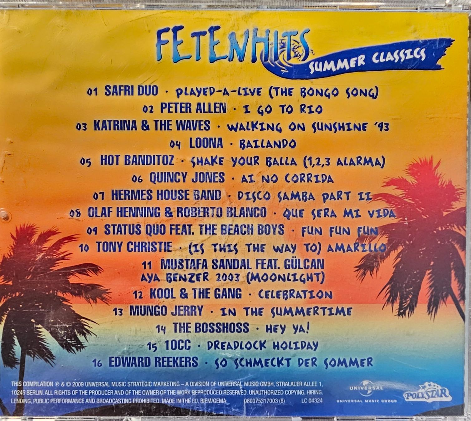 CDs: Various – Fetenhits - Summer Classics – Gebraucht aus Wahlen b. Laufen von Cg10 1