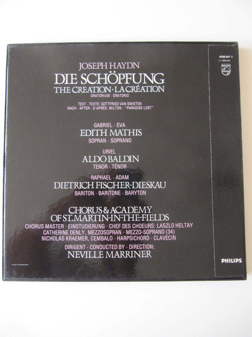 Dischi in vinile: Klassik 2 LP Box   HAYDEN   Die Schöpfung – Usato da Basel venduto da Kuba2 1