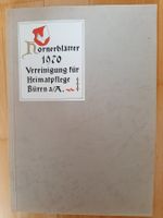 Hornerblatt 1970 Vereinigung für Heimatpflege Büren a/A