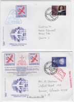 Zwei Briefe Tag der Aerofilatelie Lodrino 1994