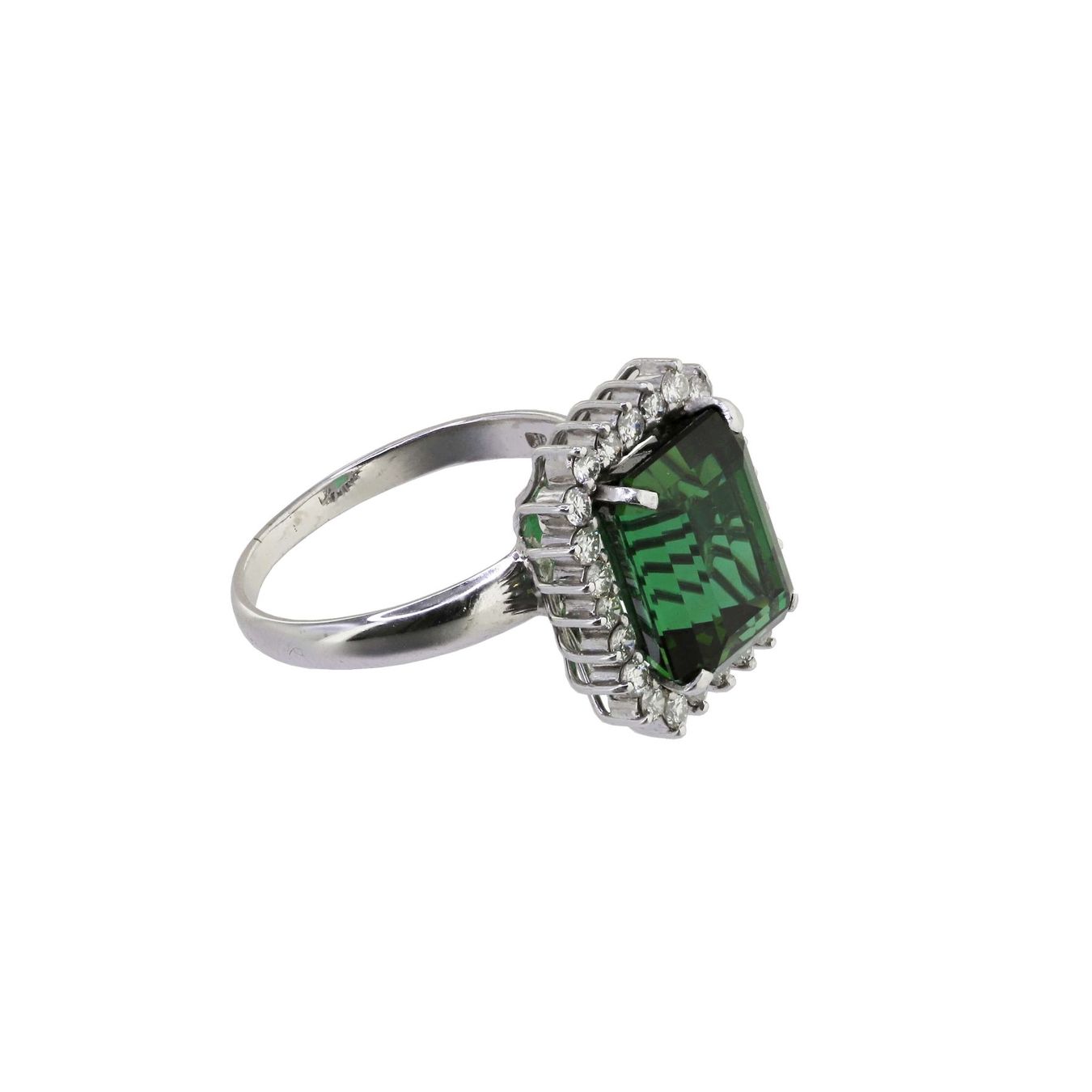 Anelli: Turmalin Diamant Ring – Usato da Zürich venduto da Vintage-Jewellery 5
