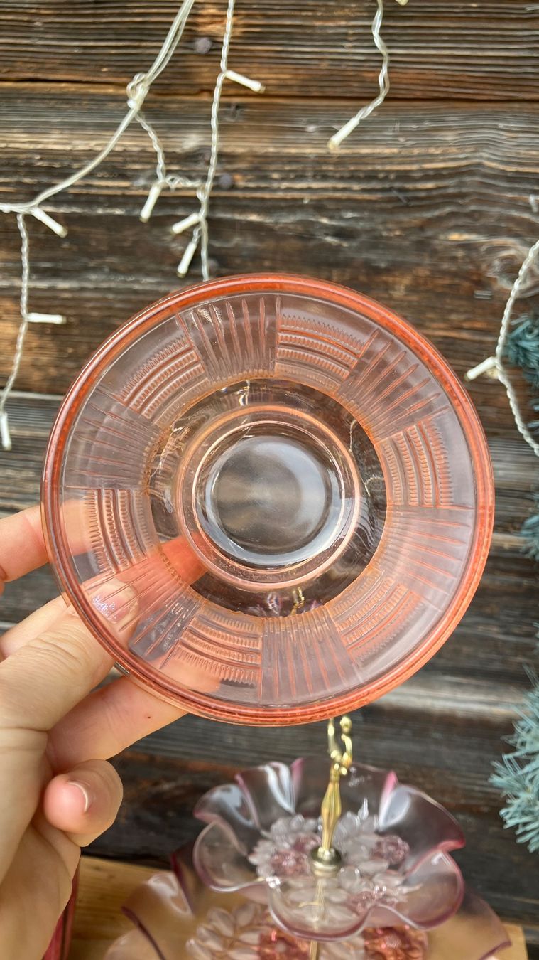Tazze: tasse rose verre vintage – Usato da St-Cierges venduto da LeRegain 1