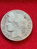 Frankreich 1 Franc 1894-Silbermünze 900/1000