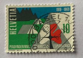 CH Briefmarken Gestempel Basel