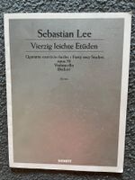 Sebastian Lee Cello Noten vierzig leichte Etüden op 70