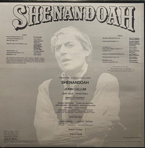 Dischi in vinile: Broadway Cast/John Cullum: Shenandoah LP – Nuovo (secondo la descrizione) da Steinhausen venduto da Vilivinili 1