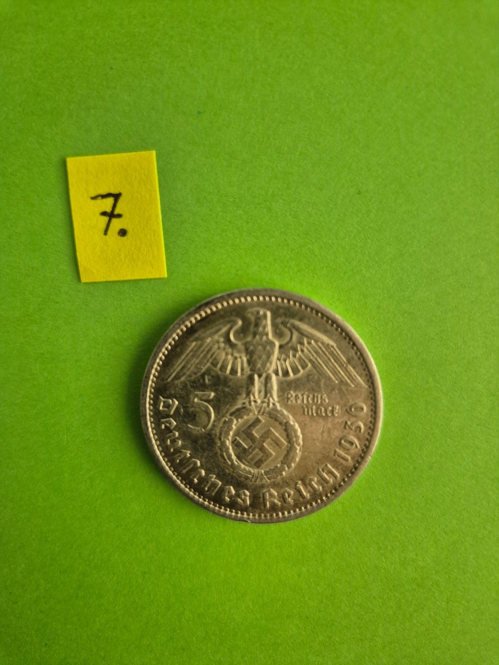 Toutes les monnaies: 5 Deutsche Reichsmark 1936 A - Silber – D'occasion à Jona par gnaumann1900